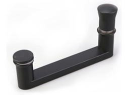 Puxador De Porta Vidro Com Acabamento Totalmente Polido, Sistema De Pressão E Puxar, Puxador Tubular Para Porta De Box