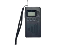 Rádio Digital Portátil, Alta Sensibilidade, Estável, Baixo Consumo, Alimentado Por Bateria, Am/fm Portátil. Olysi Shop