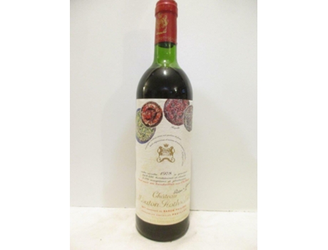 Vinho Tinto CHÂTEAU MOUTON ROTHSCHILD 1978 (75 cl - 1 unidade)