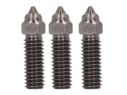 Kit De Bicos De Aço Temperado De Alta Vazão Para Impressora 3d Extruder Sovol Sv06 Plus 1.75mm 0.6mm 3pcs