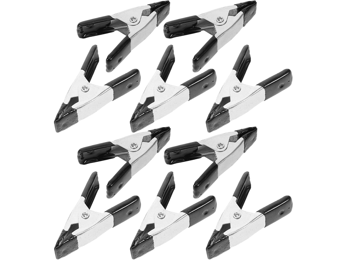 Beaupretty Conjunto De 10-presilhas Mola Pequenas Para Fotografia E Marcenaria, Fixação Segura E Leve, Feitas De Aço