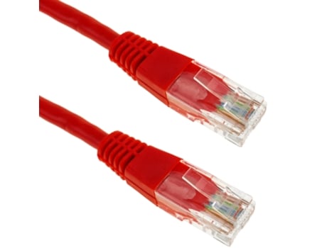 Cabos de Rede Ethernet BEMATIK 3M Utp Categoria 5E Vermelho