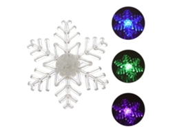 2026 5 Lámparas de Copos de Nieve para Ventana Con Ventosa Luces Led Coloridas para Decoración de Navidad En Ventanas Y Paredes