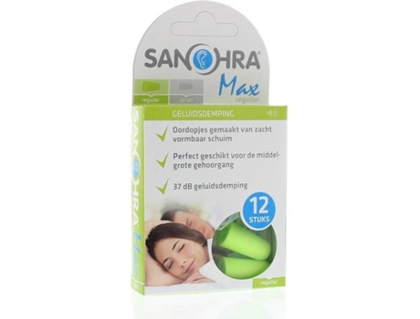 Tampões Auditivos de Espuma SANOHRA Max 6 Pares