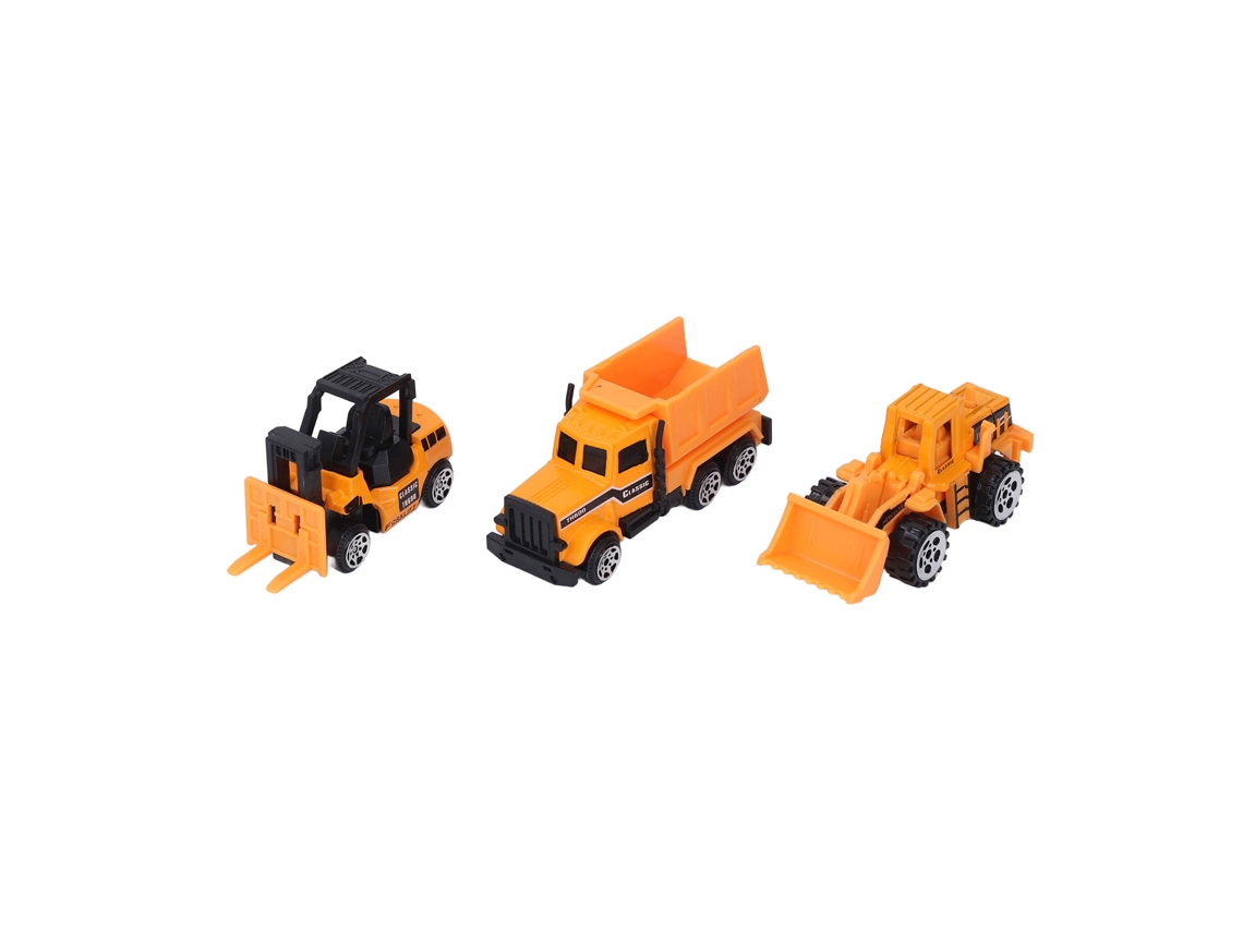 Primerox brinquedo Caminhão Transportador de Engenharia de Liga com 3 Carros para Crianças 3 6 Anos