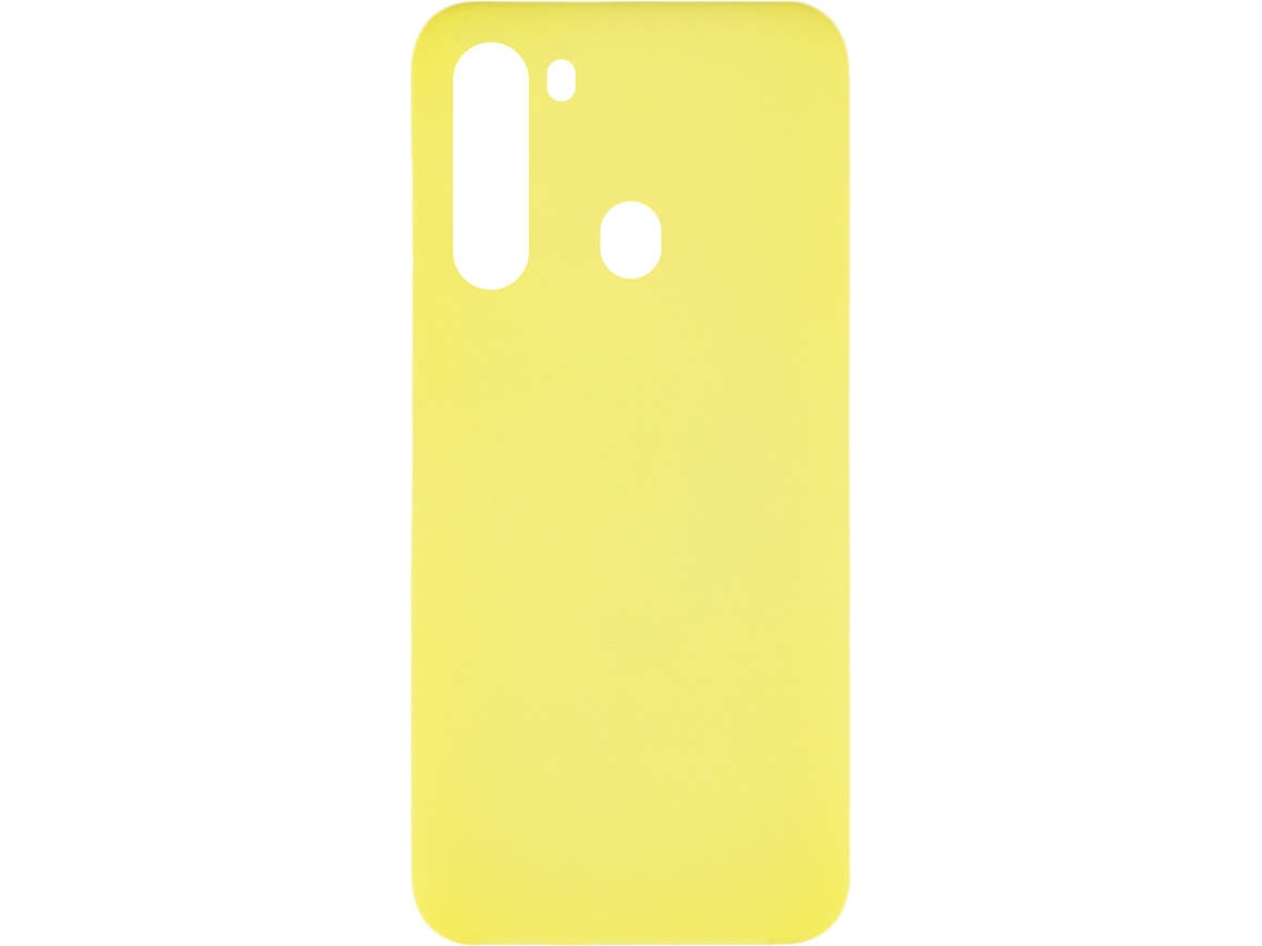 Capa Samsung Galaxy A21 SKYHE Silicone Líquido Amarelo
