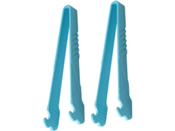 Pinças Para Churrasco Toyvian Em Nylon Antiderrapante, Conjunto De 2 Peças, Com Função De Drenagem Óleo, Acessórios