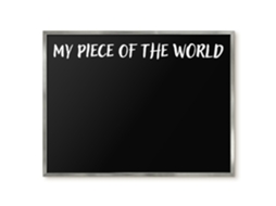 Magnetic Wall Board My Piece Of The World For The Office Espelharte (80x60 Cm)