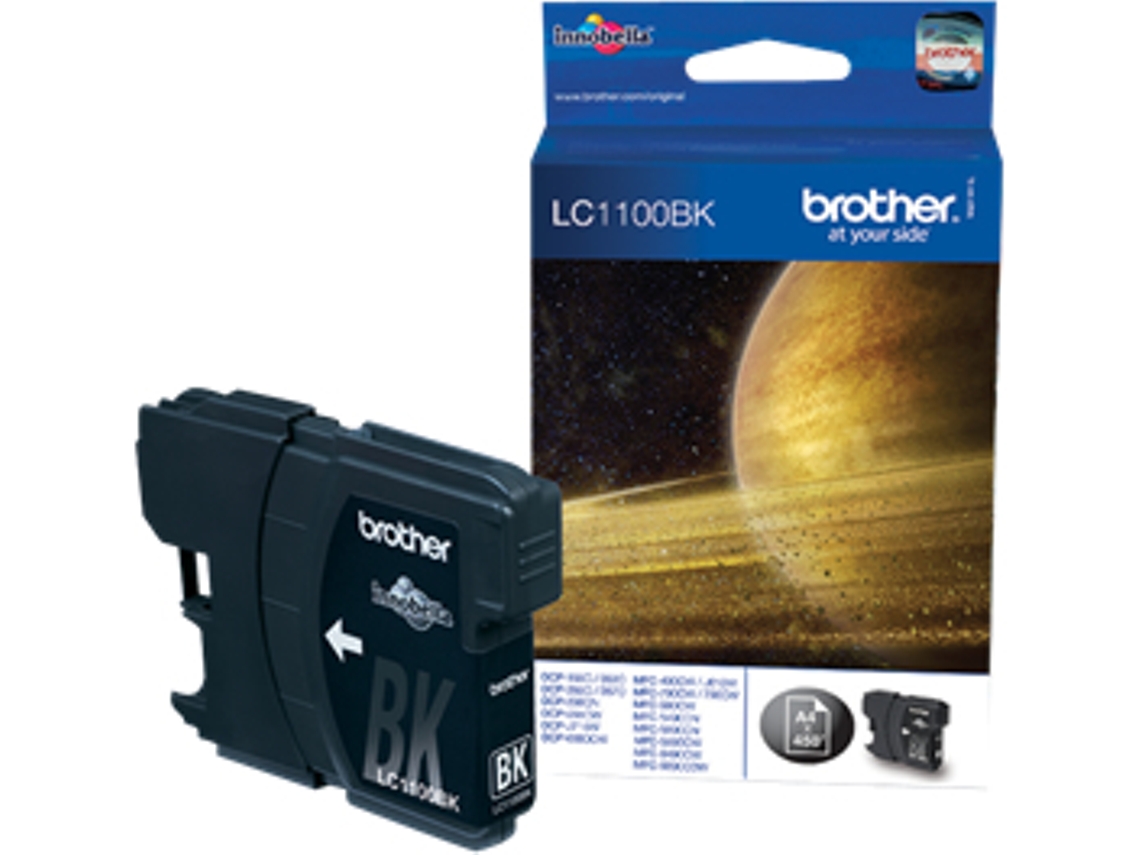 Tinteiro BROTHER LC1100 Preto (LC1100BKBP)