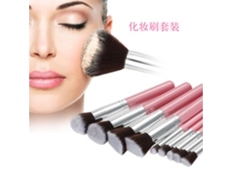 Kit De Pincéis De Maquiagem Para Aplicar Base E Sombras De Olho