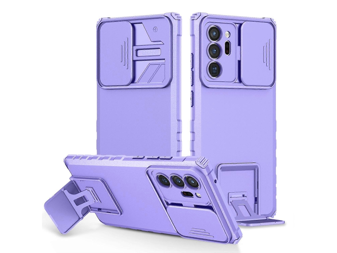 Capa De Celular Com Suporte Estereoscópico Deslizante Camshield Para Samsung Galaxy Note20 Ultra