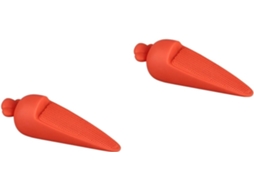 Conjunto De 2 Batentes Porta Silicone Em Formato Cenoura,ferramenta Antiderrapante,suporte...