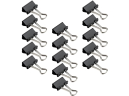 Conjunto Stobaza com 36 organizadores de cartões em Ferro Preto para mesa, design simples e acabamento impecável.