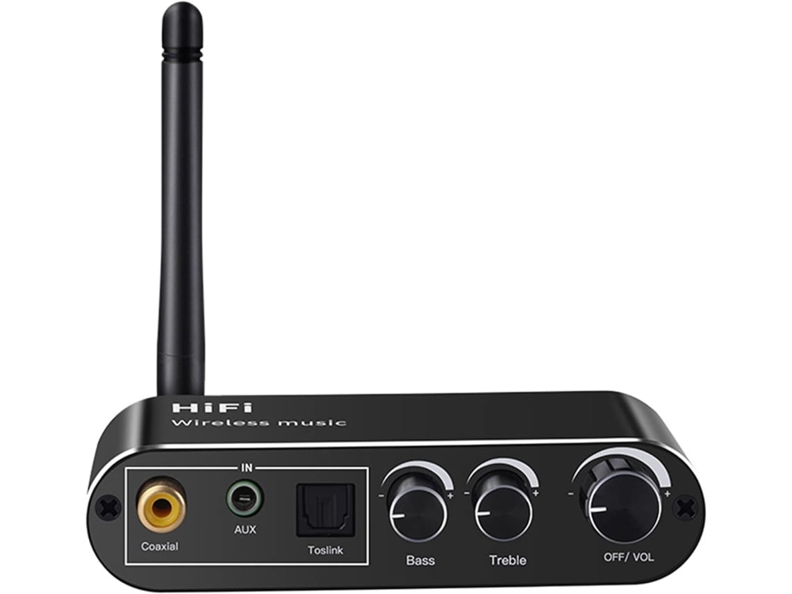 Conversor Digital analógico com Receptor Bluetooth 5 e 1 Saída SFUSHOS