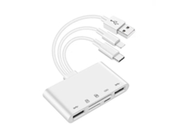 Adaptador De Memória Múltipla Para Câmera Usb Otg Para Leitor De Cartão Sd Tf, Kit Para Ipad E Conversor De 13 Polegadas Haoyi Slowmoose