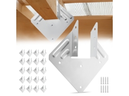 Braçadeiras Para Furacões Para Vigas De 135 X 40 X 63 Mm 25 Unidades Prateadas Vevor