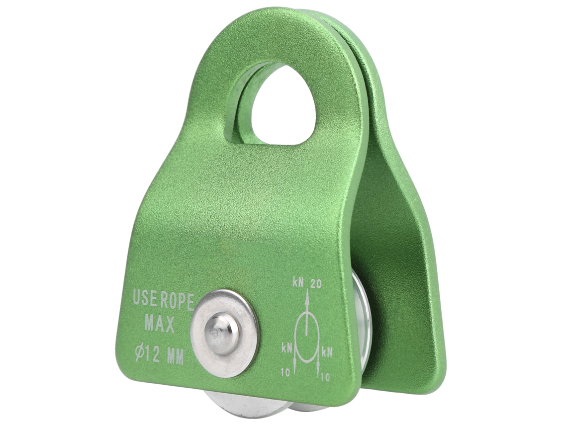 Polea Móvel de Montanha com Placa Lateral 20kn para Escalada ao Ar Livre e Descenso com MARCA