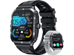 Smartwatch Masculino Com Atendimento De Chamadas Tela Touch 2.0 Polegadas 3 Atm Com Monitor De Som Pedômetro Monitor Bestvite