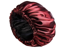 Gorra De Seda Satinada Para Dormir 2025 - Talla Extra Grande, Doble Capa, Reversible Y Ajustable Para Cabello Rizado
