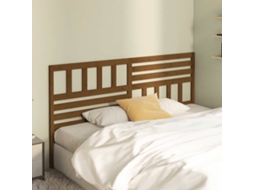 Vidaxl Cabeceira De Cama 206x4x100 Cm Pinho Maciço Castanho Mel