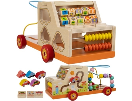 Sorter Wooden Car KRUZZEL 22652