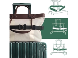 Cinto Para Mala De Viagem, Alça Elegante E Ajustável Para Bagagem De Mão, Acessório De Viagem Para Aeroporto Mulheres E Homens(preto)