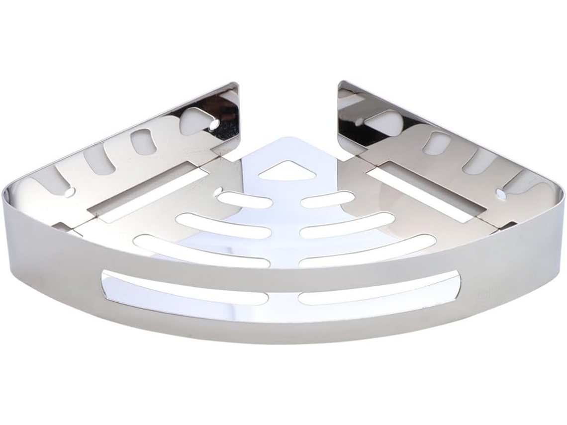 Bestonzon Prateleira De Canto Triangular Em Aço Inoxidável Para Otimizar Espaço, Com Fixação Adesiva Na Parede, Ideal
