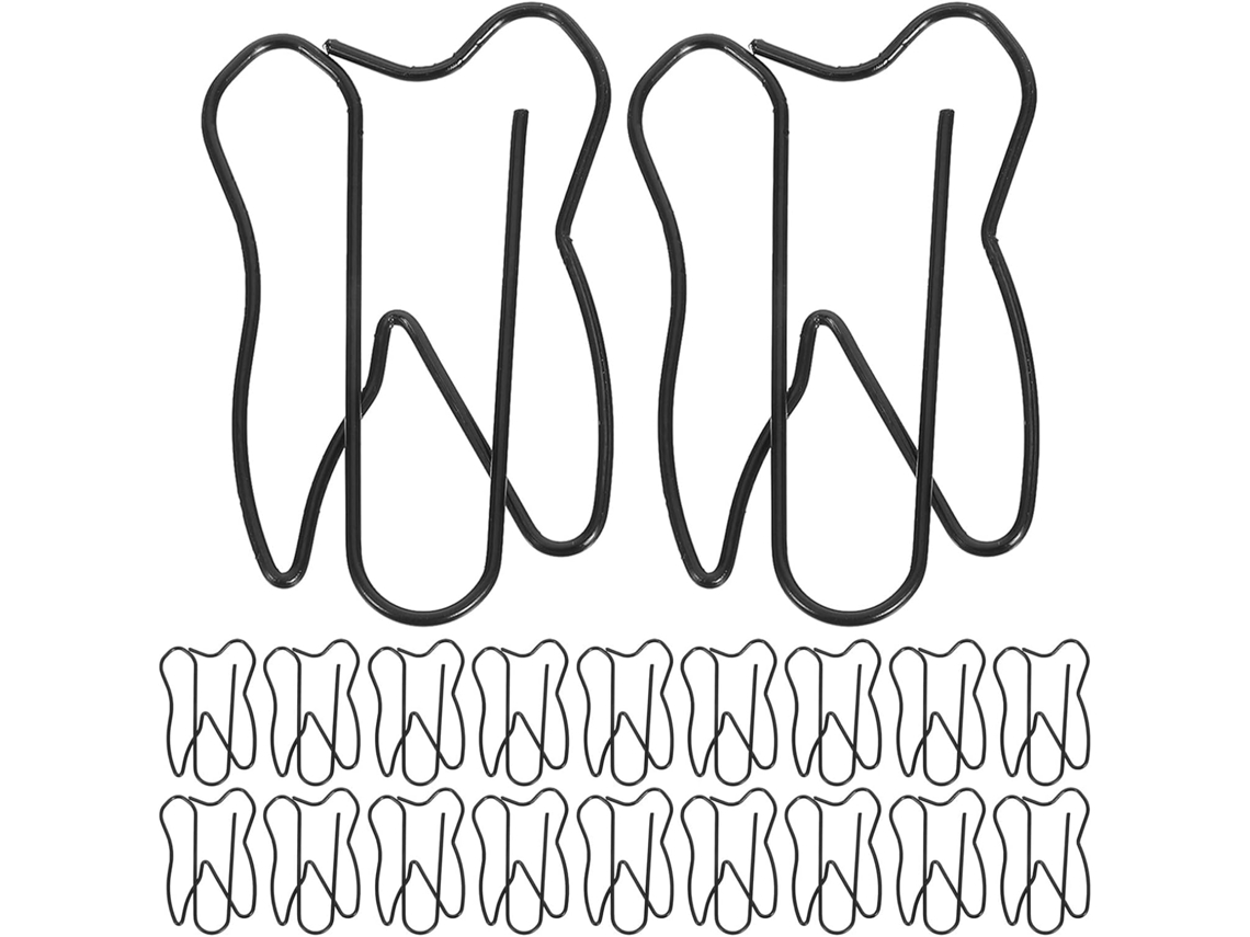 Kisangel Paper Clips 200em Dente Mini Format, Fofos Estudantes, Professores E Trabalhadores, Marcadores