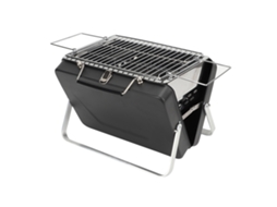 Churrasqueira Portátil de Carvão Pasta Folding Preta