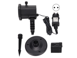 Aetheria luz Projetora de Natal Ip44 12 Padrões Impermeável Plug in Lâmpada de Jardim para Festas