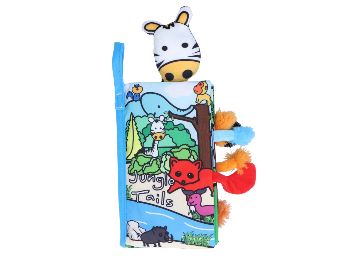 Livro De Tecido Para Bebê Não Tóxico Educacional Interativo Lavável Zebra 3 Meses+