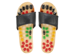 Chinelos de Acupressão para Pés Reflexologia Tamanho 39 40 | S/MARCA