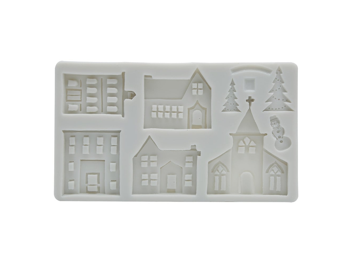 Mold de Silicone Castelo Natal LAXISCREED