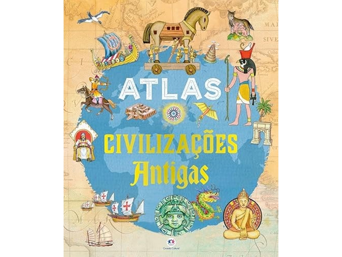 Livro Atlas - Civilizações Antigas De Iván Rovetta (português)