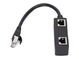 Adaptador Divisor Rj45 De 1 Para 2 Portas, Transmissão Estável, Excelente Conexão, Cabo Rede, Baixa Corrente E Conector.-aquaforge