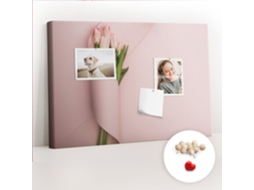 Painel De Cortiça Para Parede Buquê De Flores Para O Escritório Espelharte (60x40 Cm)