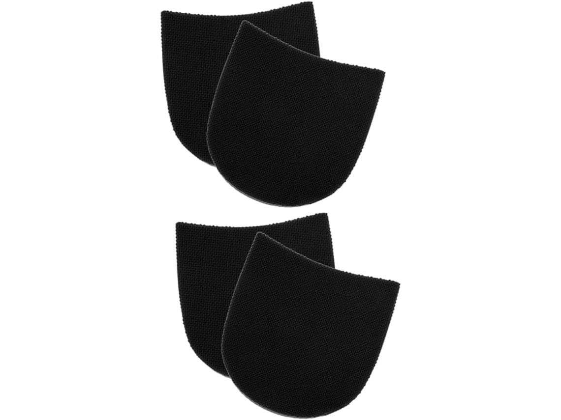 Kit De Reparo 4 Peças Para Sapatos, Inclui Protetores De Calcanhar Borracha Antiderrapantes