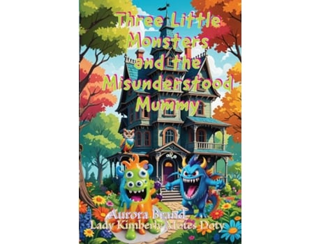 Livro Three Little Monsters and the Misunderstood Mummy de Aurora Brand (Inglês)