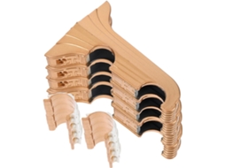 Suportes Para Varão De Cortina, 4 Unidades, Compatíveis Com Varões De 26 A 28 Mm, Decoração Clássica Suportes Para Varão De Cortina, 4