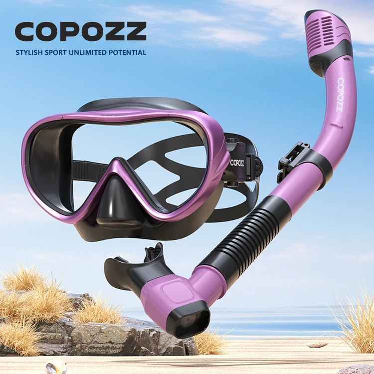 Óculos de Natação MDUG, Antiembaçantes, Visor Completo, Proteção Uv, Silicone, Unissex, Rosa
