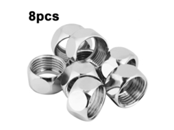 8pcs Porcas Bellows 1/2" Hexagonais Para Mangueira Ondulada Tubo De Gás Cobre Resistente Oxidação