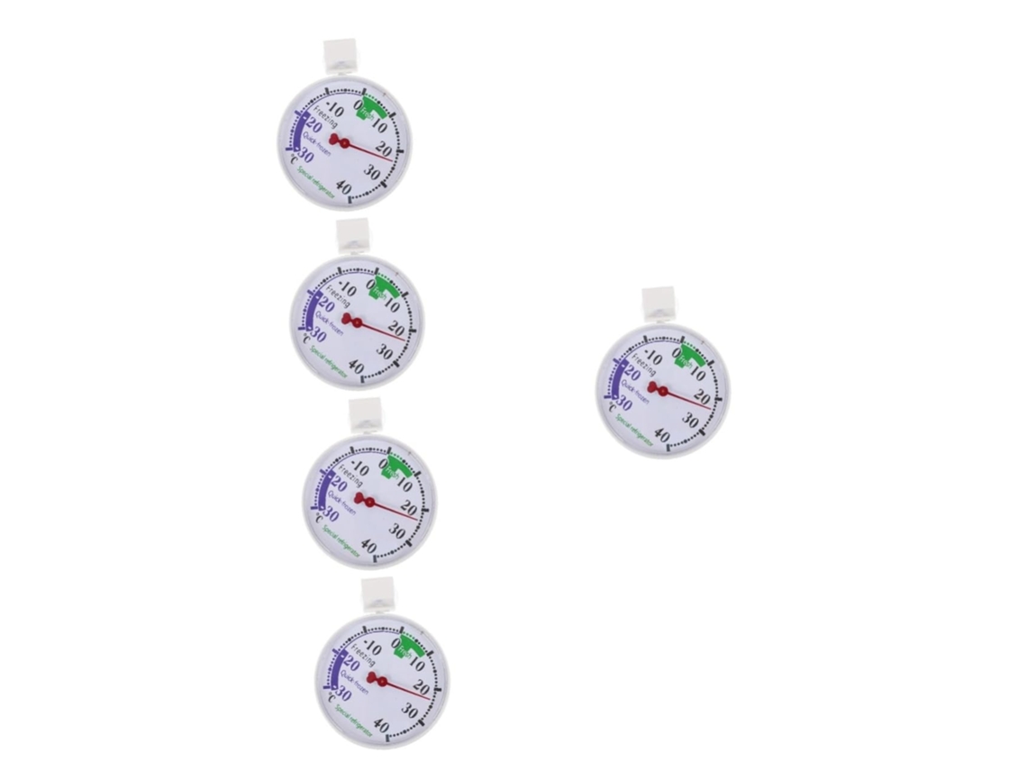 Lurelia Sensor De Temperatura, 5 Unidades, Para Frigorífico E Congelador, Alta Precisão, Visor Fácil Leitura, Uso Comercial