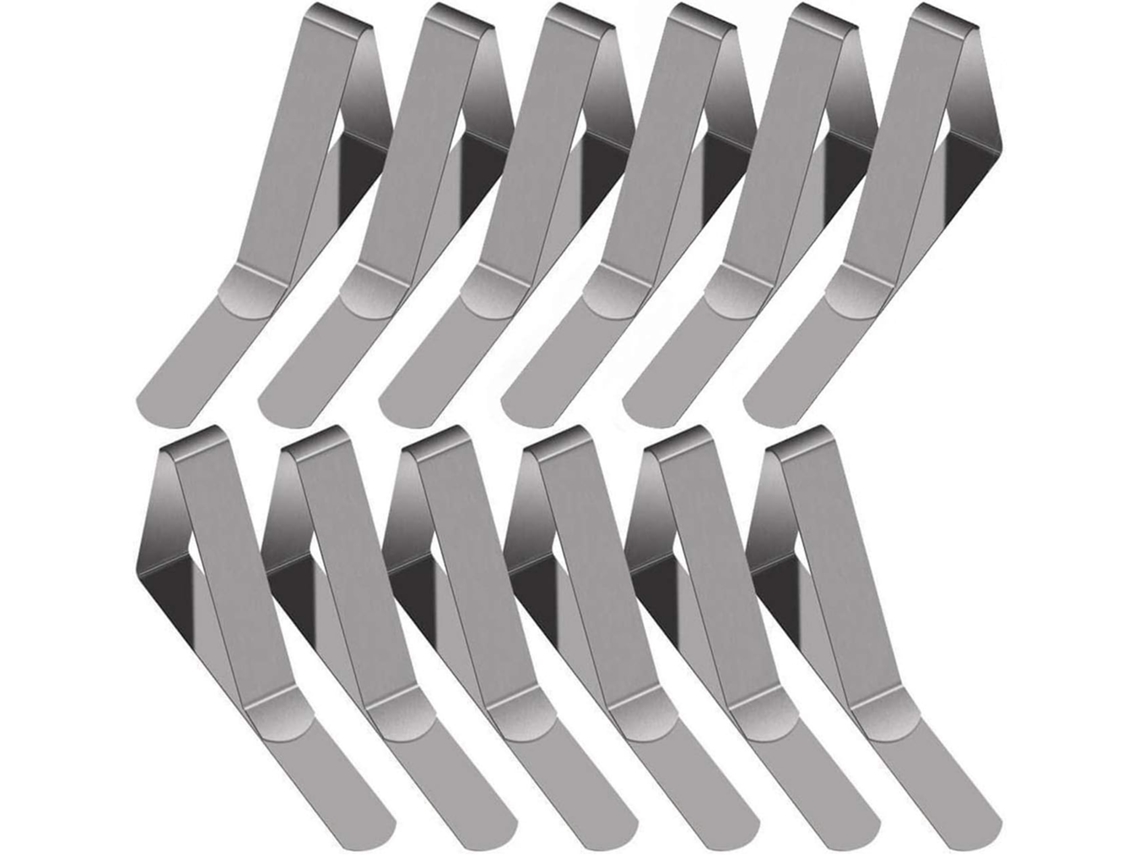 Prendedores De Toalha De Mesa Em Formato De Pérola Rara 30 Peças Aço Inoxidável 7,5 Cm 4,5 Cm Aquaforge