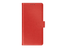 Avizar Capa Carteira Para Galaxy A56 / A36 Chesterfield Com Função Suporte Vermelho