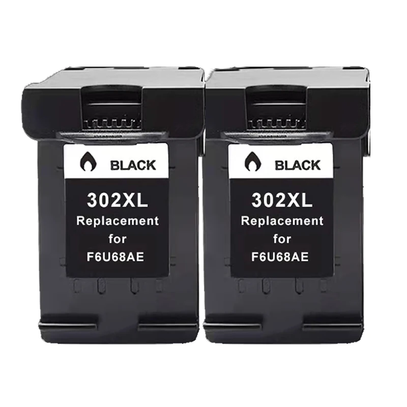 1 conjunto de tintas 302XL para impressoras HP Deskjet 1110, 1111, 1112, Envy 4520, 4521, 4522, 4523, 4524, 4526, 4527, 4528 | MDUG