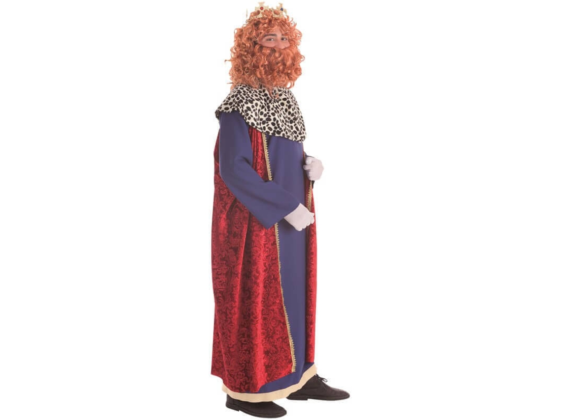 Fato de Homem DISFRAZZES Rei Mago Azul E Vermelho (Tam: L)