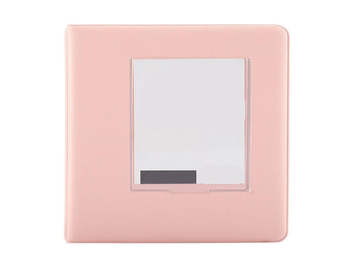 Álbum de fotos Lurelia, 64 bolsos, 90 fotos, 6 cm, 3 dobras, cor rosa