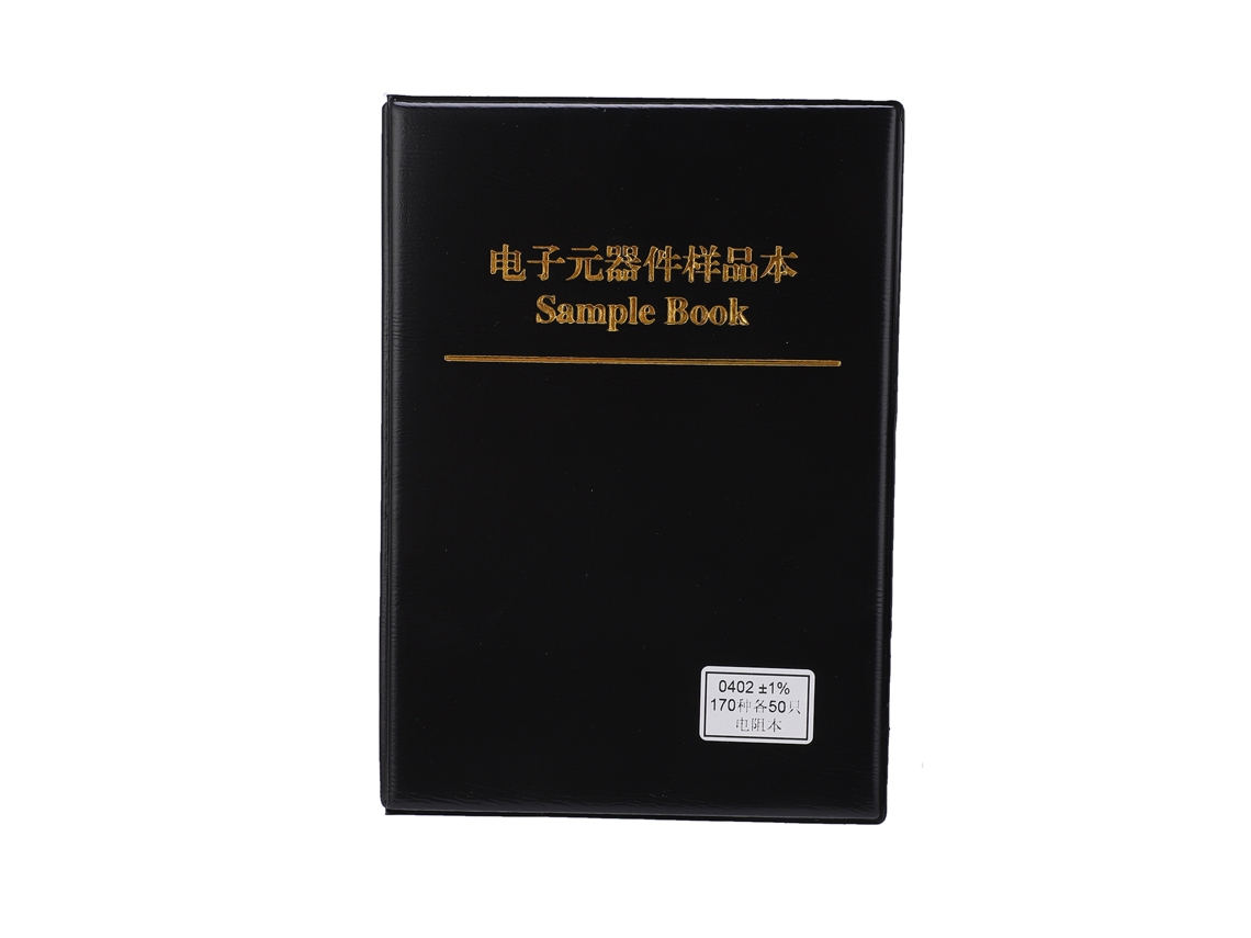 Kit de resistores série HKJ 0402 com 170 valores