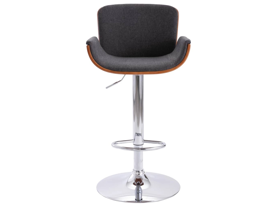 Banco de Bar Tecido Cinzento MAISON EXCLUSIVE