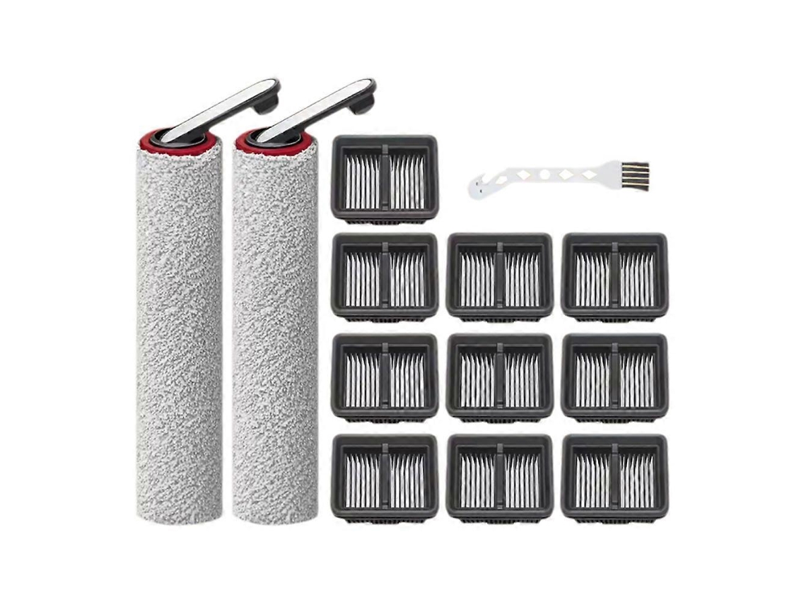 Kit De Escova Rotativa E Filtro Para Aspirador De Pó H12 Pro/h12 Plus/h13 Mix/h13 Ultra - Peças De Reposição_ozo